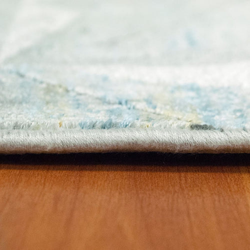 Magnus 2515-950 Grey/Blue Rug - 70% Viscose & 30% Shrink 