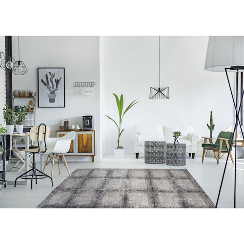 Mehari 23095-6248 Black/White Rug - 100% Polypropylene