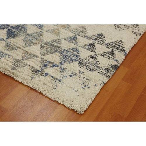 Mehari 23180-6151 Ivory/Teal Rug - 100% Polypropylene