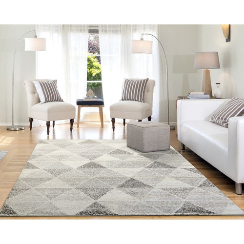 Mehari 23235-6248 Grey/Silver Rug - 100% Polypropylene
