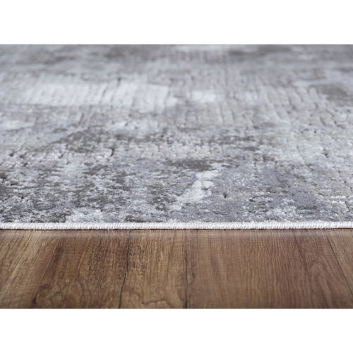 Mosaic 1660-900 Grey Rug - 100% Chenille Viscose