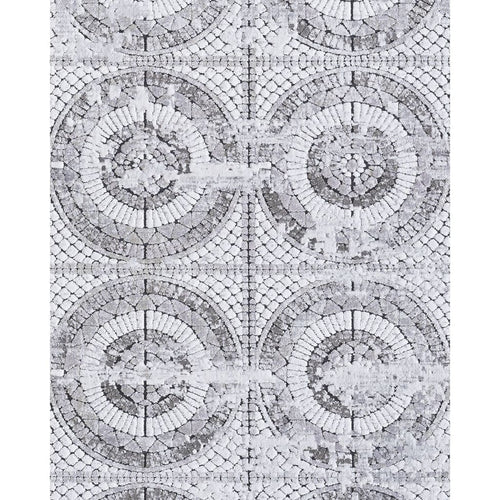 Mosaic 1663-900 Grey Rug - 100% Chenille Viscose