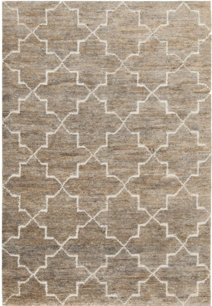 Chandra Nesco NES-32700 Light Brown Rug