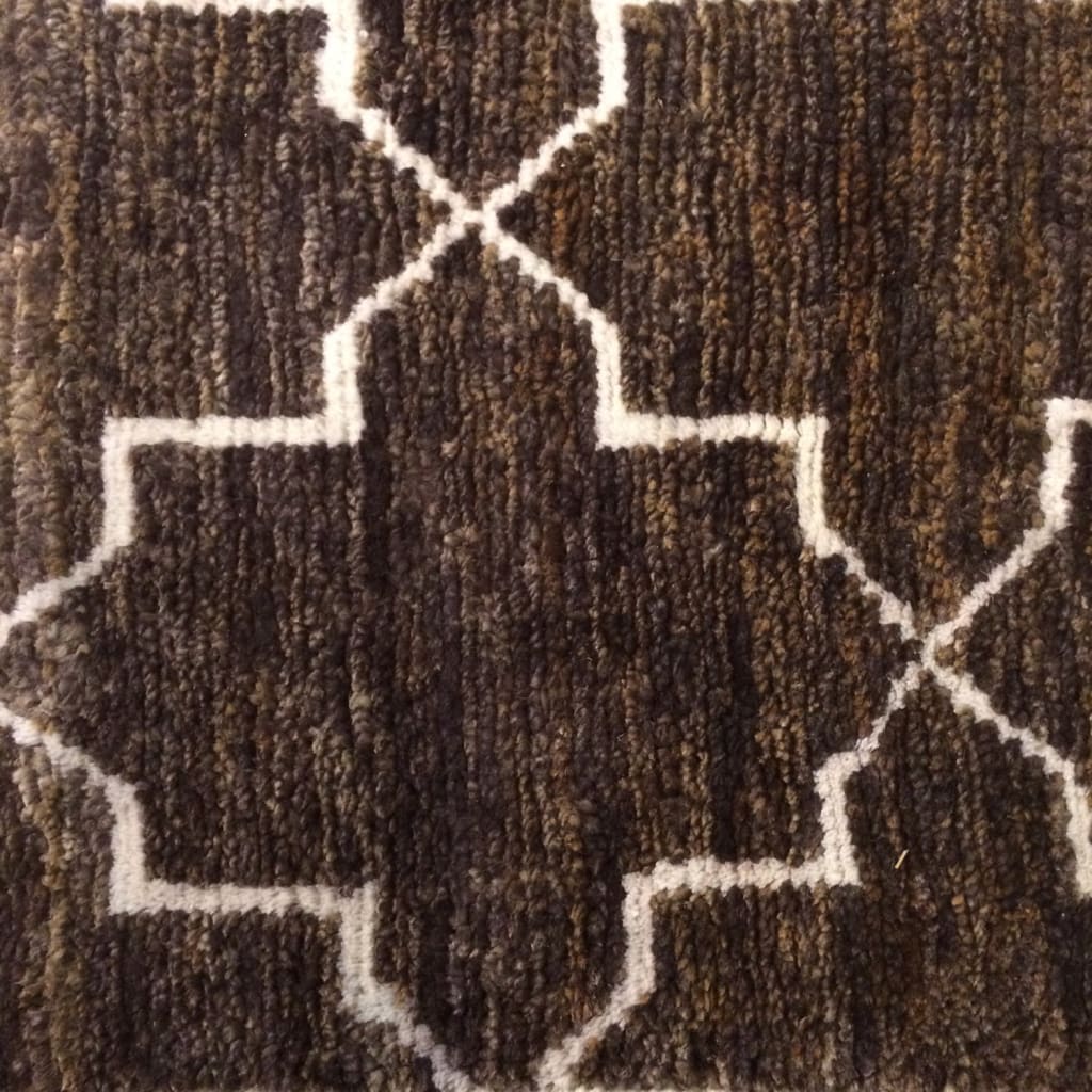 Chandra Nesco NES-32702 Dark Brown Rug