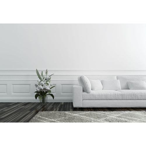 Nordic 7431-900 Silver/White Rug - 100% Polyproplyene