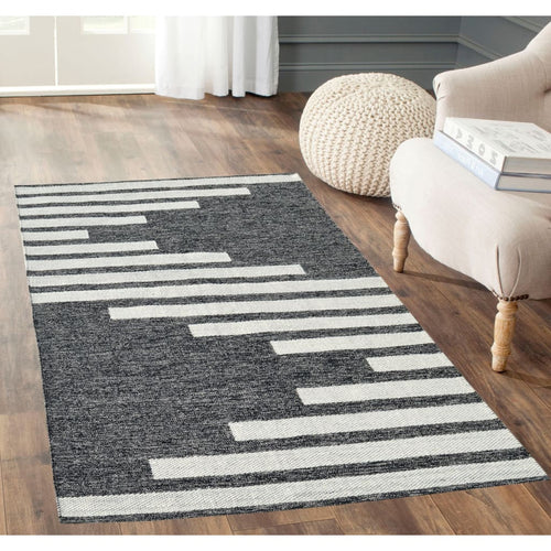Dynamic Rugs Oak 8372-199 Ivory/Charcoal Rug