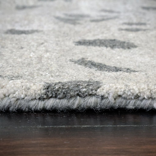 Posh 7814-900 Grey Rug - 90% Viscose 10% Wool