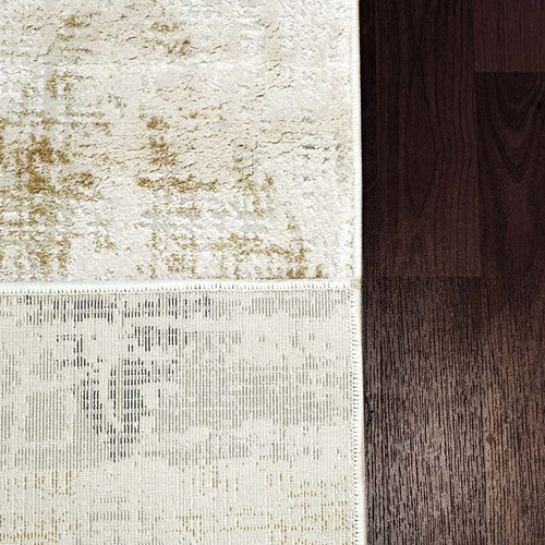 Quartz 27070-999 Ivory/Slate Rug - Blend Of Viscose And 