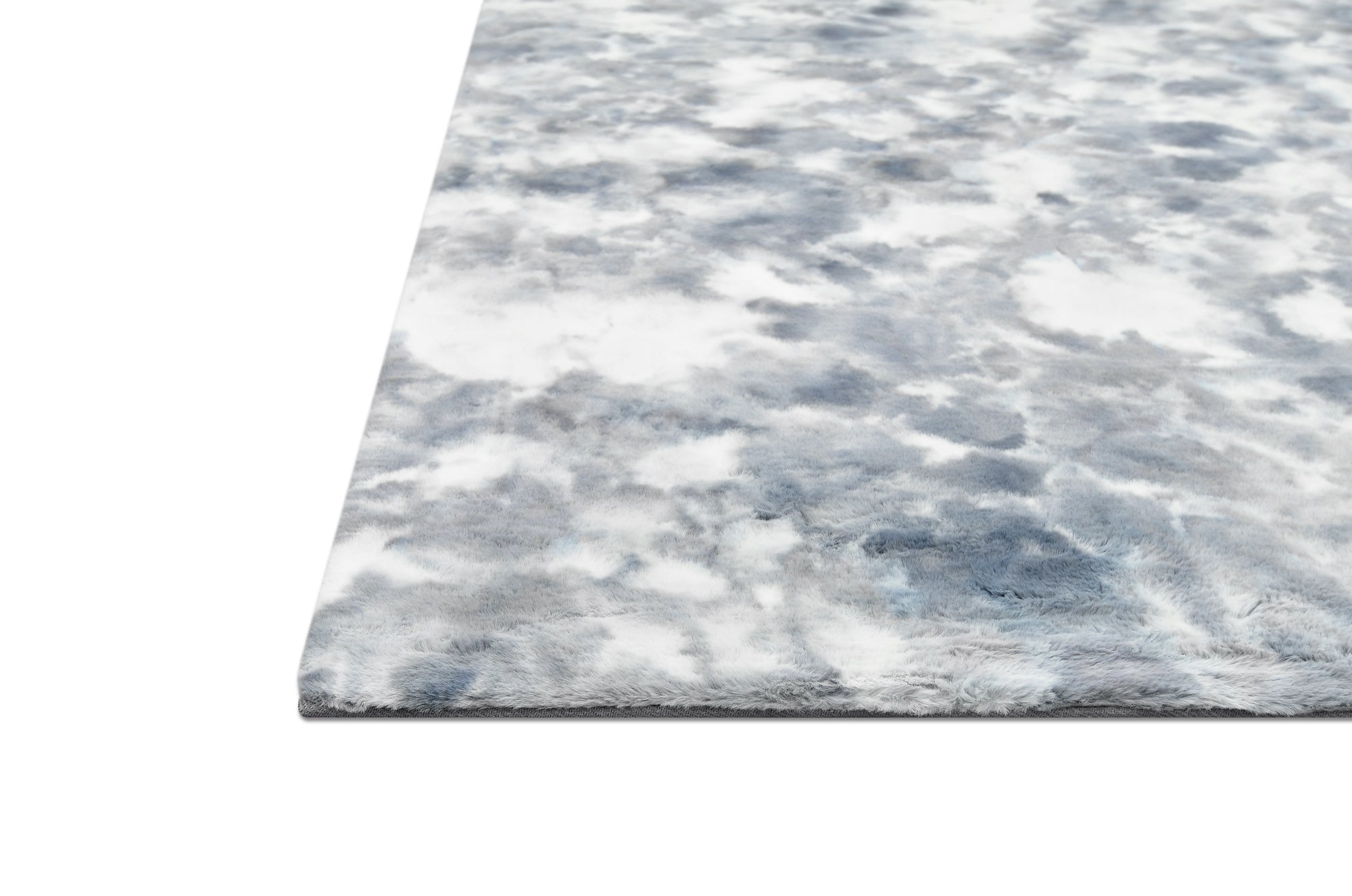 American cover design / Persian weavers Rabbit Fur Tie-dye Gray Rug