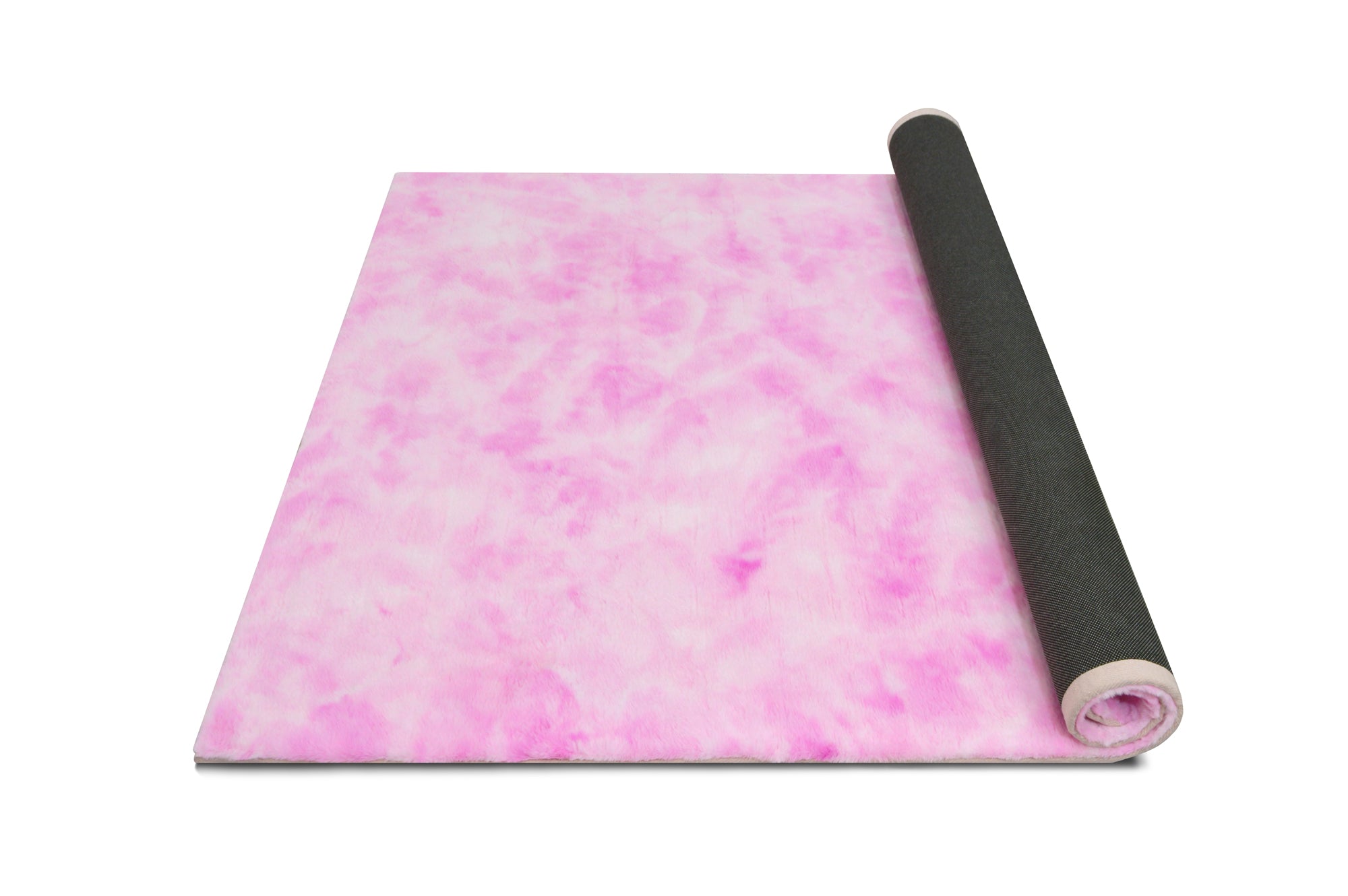 American cover design / Persian weavers Rabbit Fur Tie-dye Pink Rug