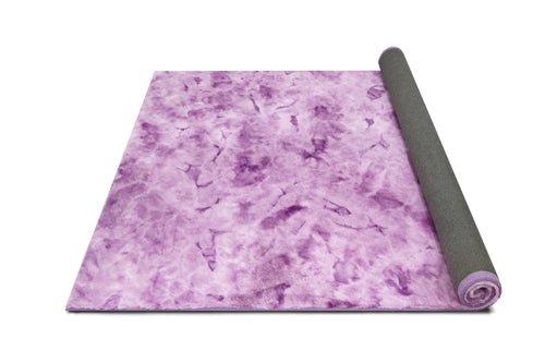 American cover design / Persian weavers Rabbit Fur Tie-dye Purple Rug
