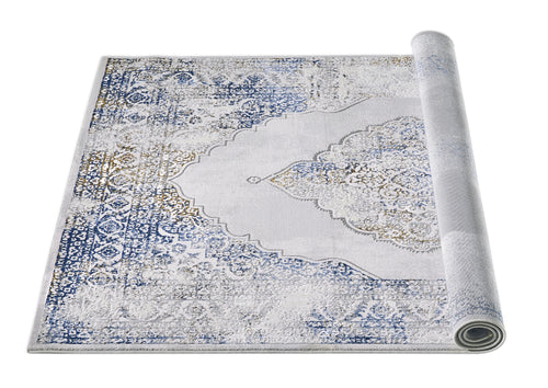 American cover design / Persian weavers Regency 957 Blue Thunder Rug