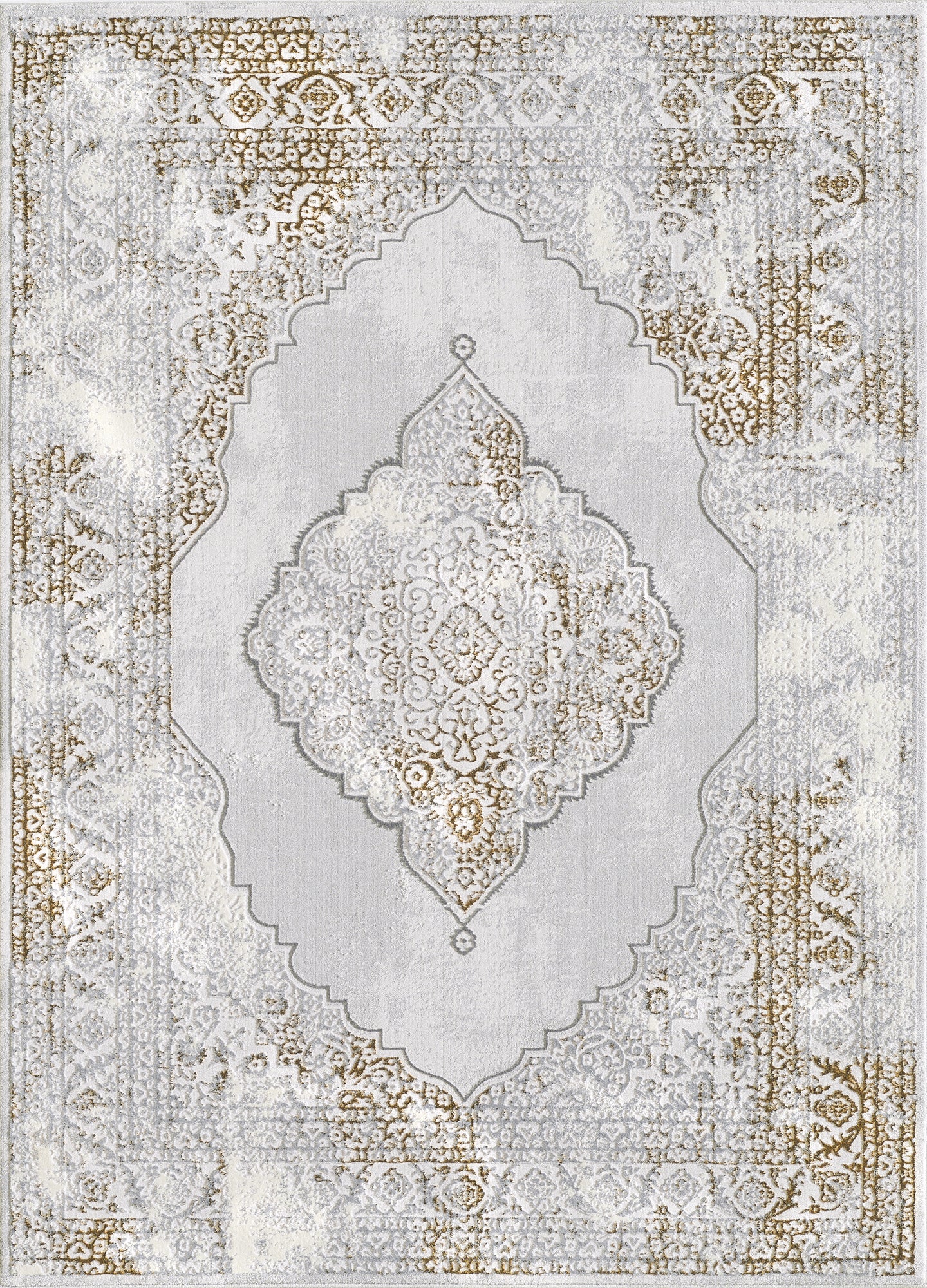 American cover design / Persian weavers Regency 957 Gold Chrome Rug