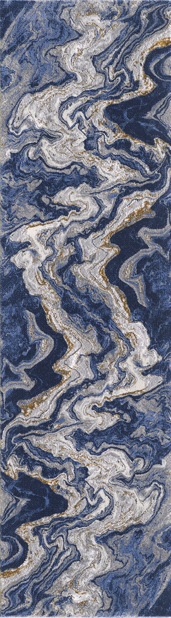 American cover design / Persian weavers Regency 958 Blue Thunder Rug