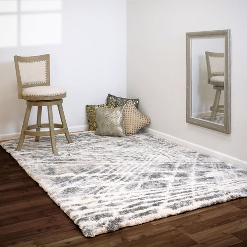 Reverie 3544-190 Cream/Grey Rug - 100% Polyproplyene