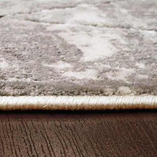 Scout 1689-190 Ivory/Grey Rug - 100% Chenille Viscose