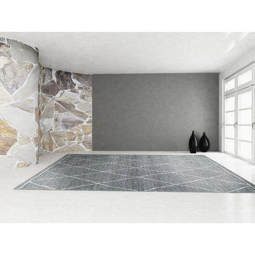 Sherpa 49004-4262 Grey/Ivory Rug - Blend Of Polyester And 