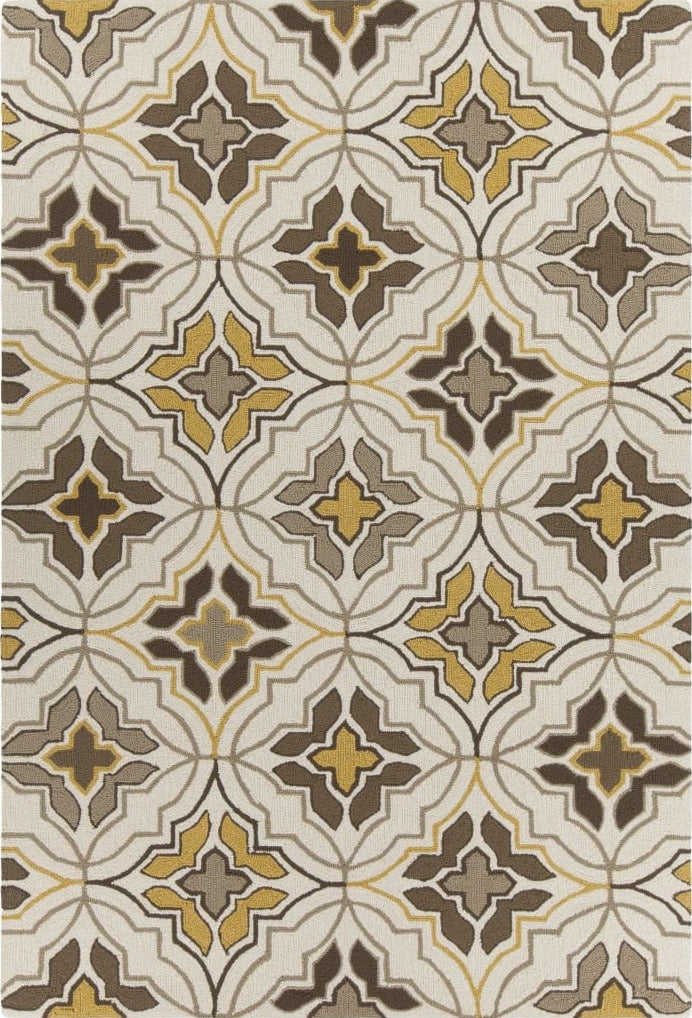 Chandra Zyara TER-35103 Cream Rug