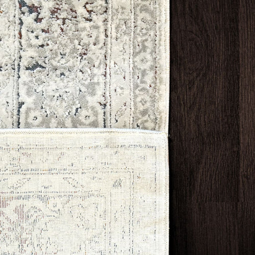 Torino 3337-135 Ivory/Red/Blue Rug - Blend Of Shrink 