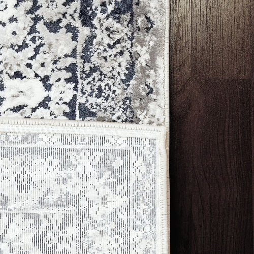 Torino 3338-510 Blue/Ivory Rug - Blend Of Shrink Polyester 