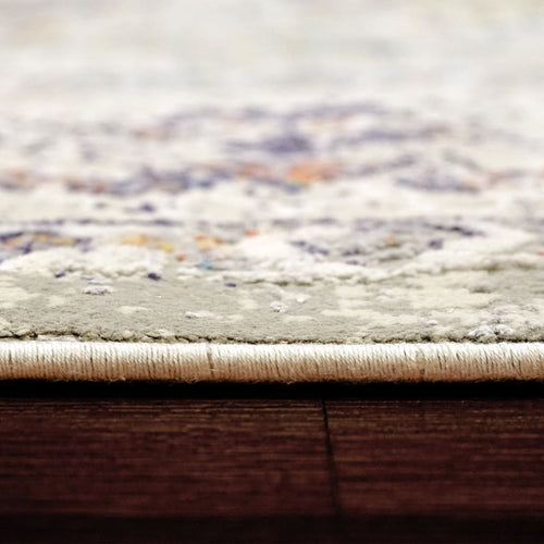 Valley 7982-972 Grey/Pink/Gold Rug - Blend Of Space-Dyed 