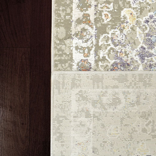 Valley 7982-972 Grey/Pink/Gold Rug - Blend Of Space-Dyed 
