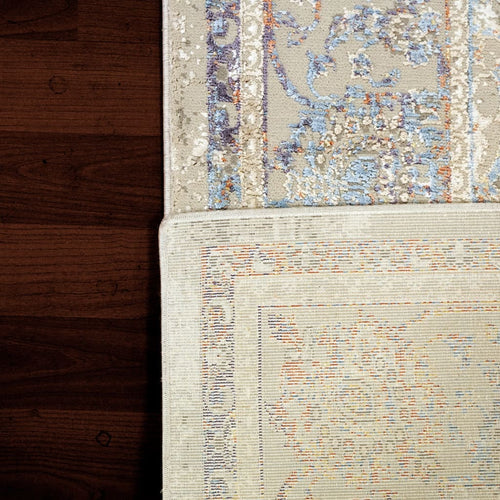 Valley 7983-925 Grey/Pink/Blue Rug - Blend Of Space-Dyed 