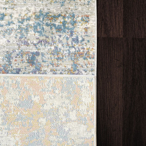 Valley 7987-959 Grey/Blue Rug - Blend Of Space-Dyed Viscose 