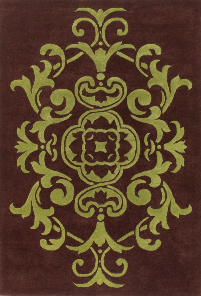 Chandra Zyaetian VEN-6003 Brown Rug