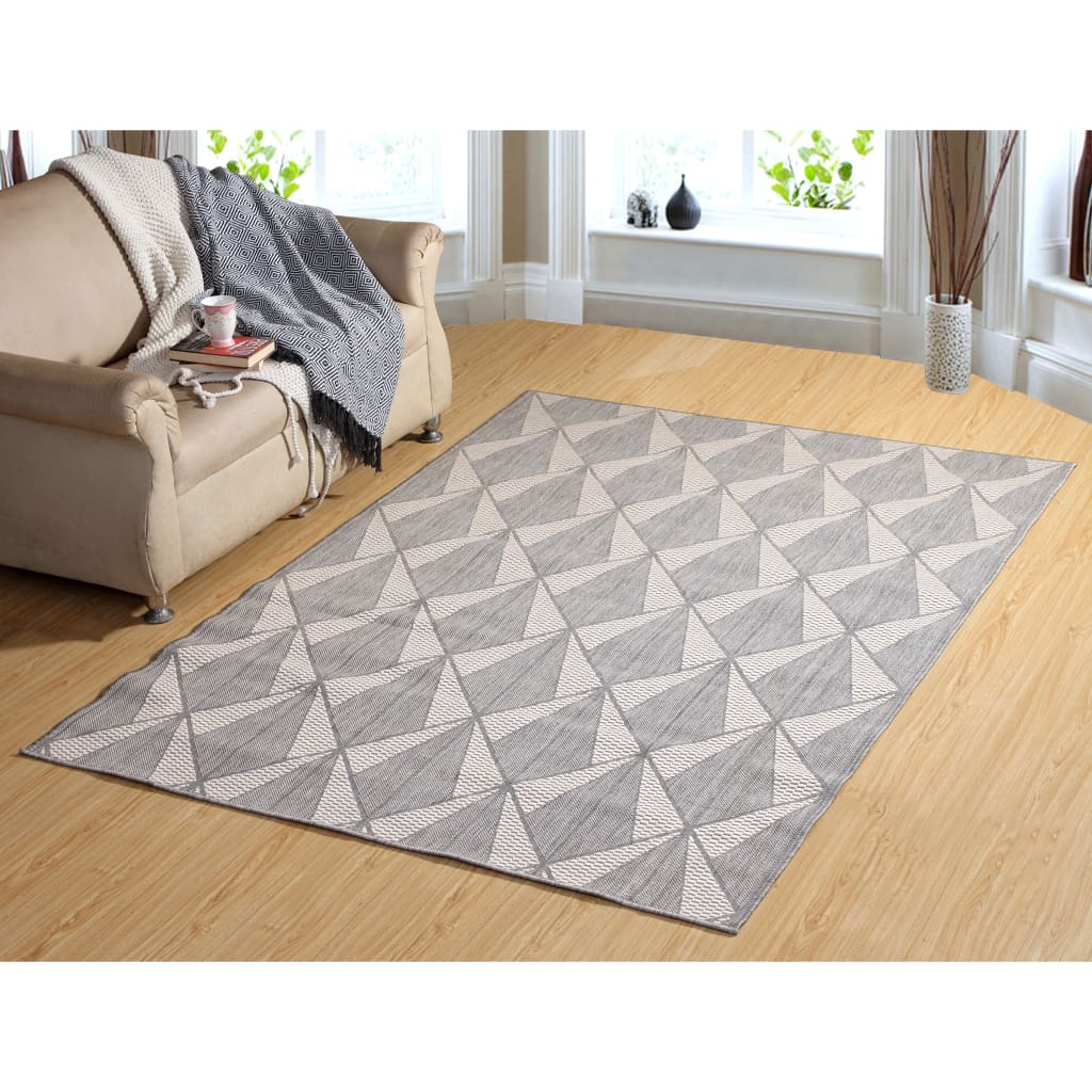 Dynamic Rugs Villa 1641-190 Ivory/Grey Rug